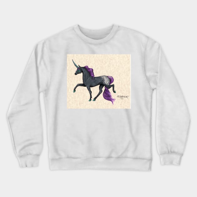 Appaloosa Unicorn Crewneck Sweatshirt by pegacorna